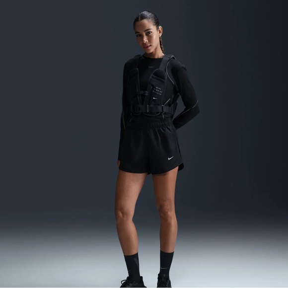 Nike Women's Dri-FIT Tempo Mid-Rise Brief-Lined Running Shorts✨ - Picture 1 of 15